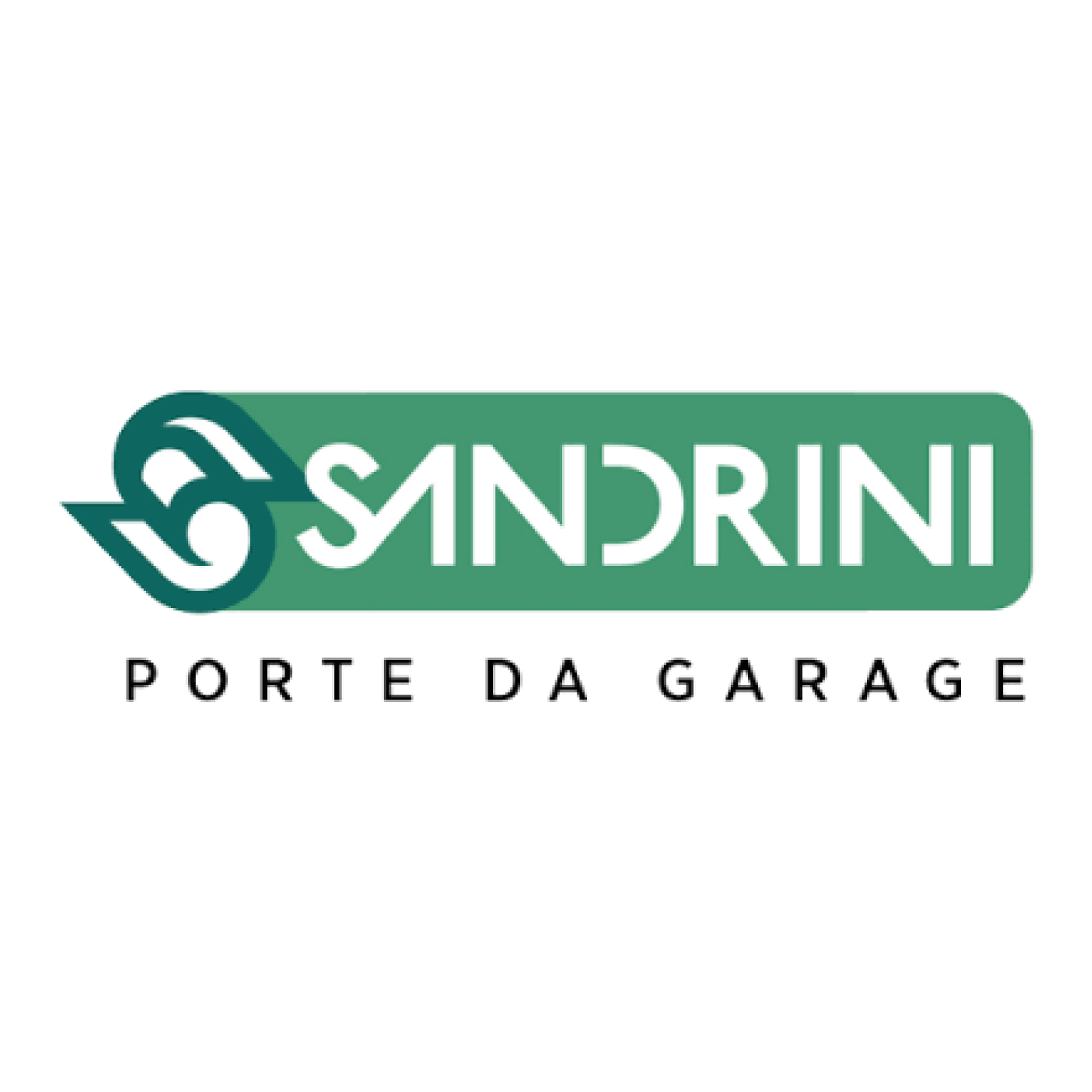 Logo Sandrini, porte da garage.